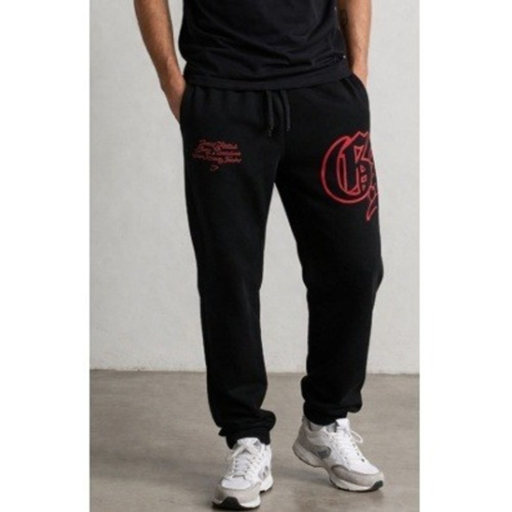 Gymshark Men's Black Varsity Straight Leg Oversized Joggers Size M NWT